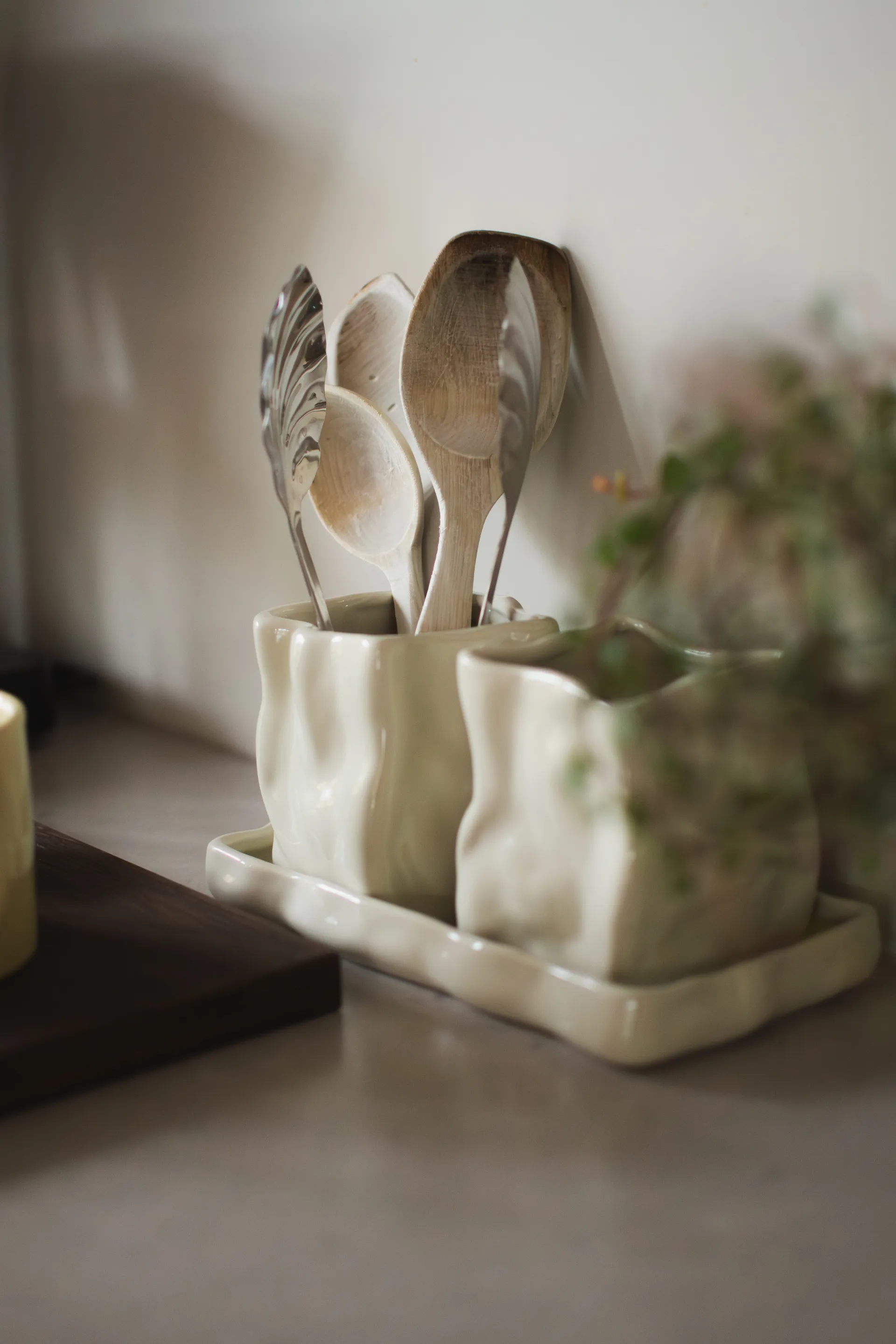 Herb kruka 3 delar, Creme DBKD