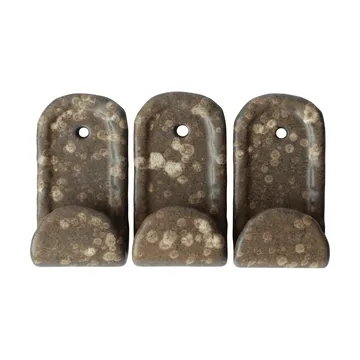 Hook krokar 3-pack - Brown dot - DBKD