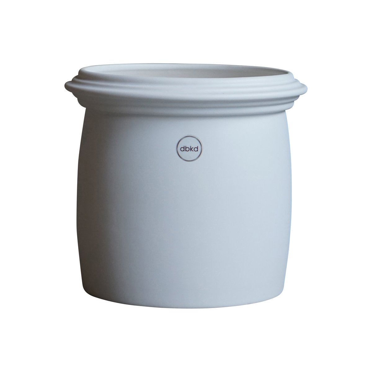 DBKD Kruset kruka matt vit Small 18 cm | Skandinavisk Design | Krukor | Vit