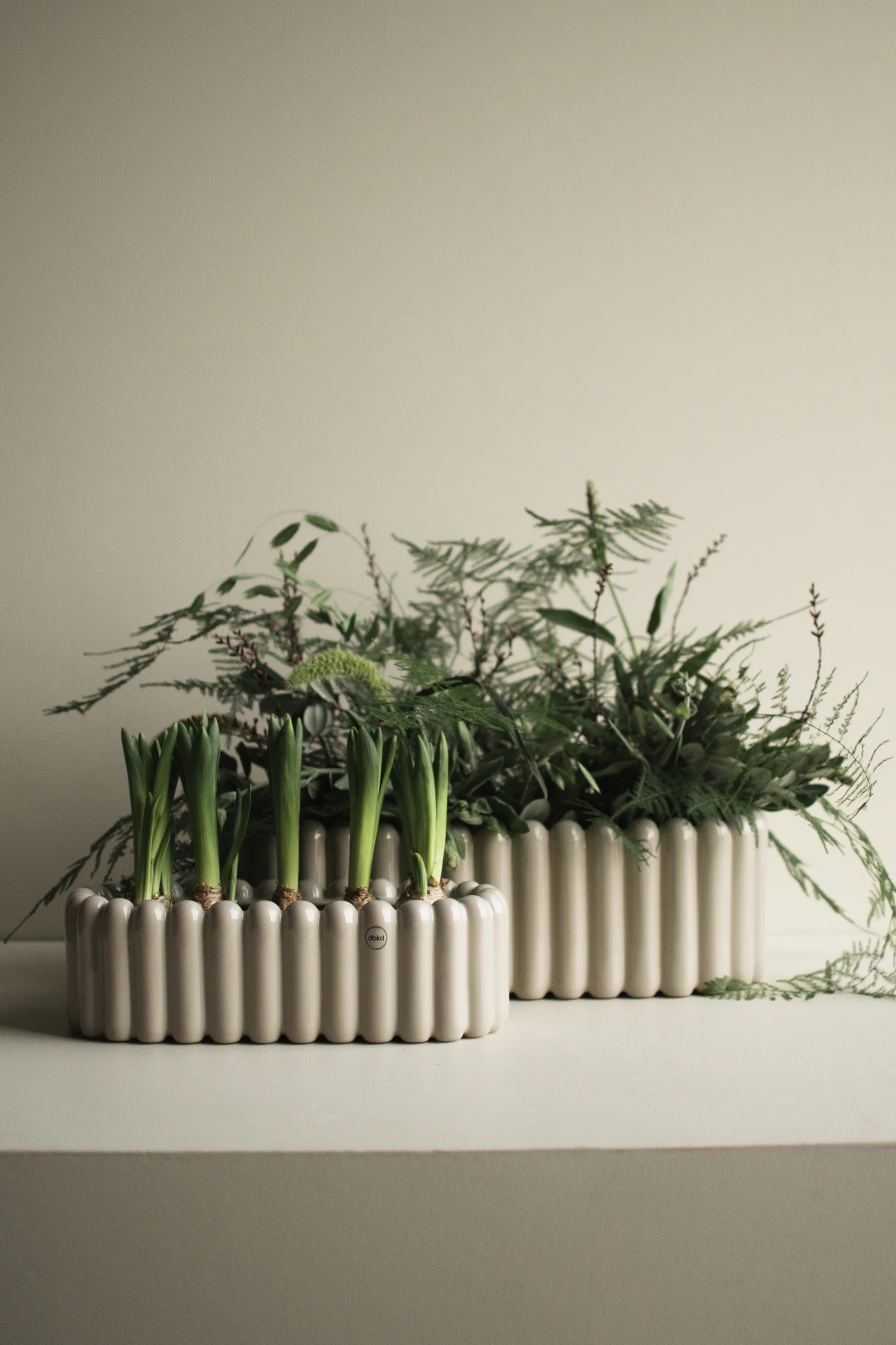 Mist kruka oval small 35 cm, Shiney mole DBKD