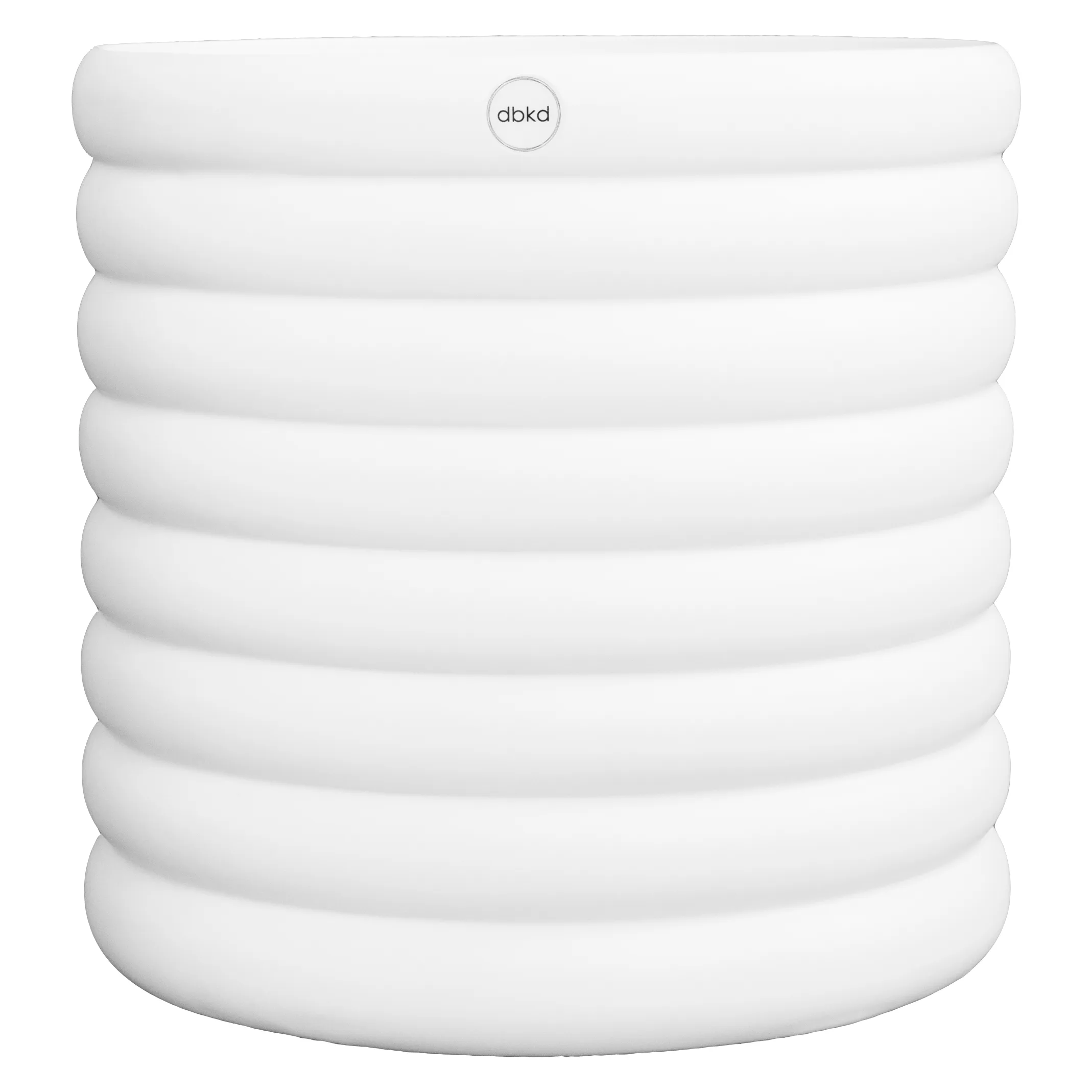 Mud kruka vit, XL, Ø 27 cm