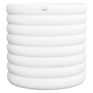 Mud kruka vit - XL, Ø 27 cm - DBKD