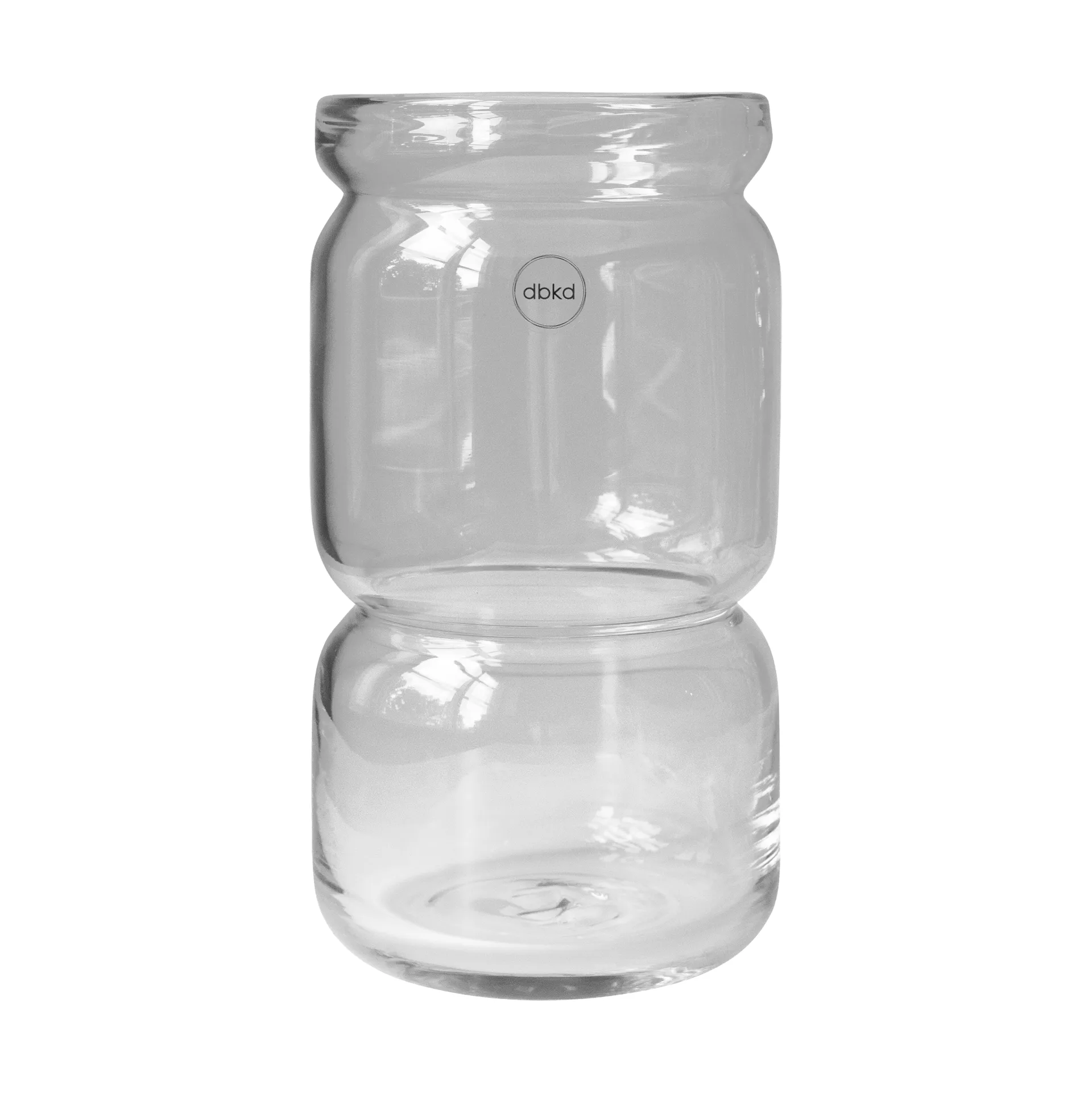 Neck vas, Clear, Ø12x22,5 cm DBKD