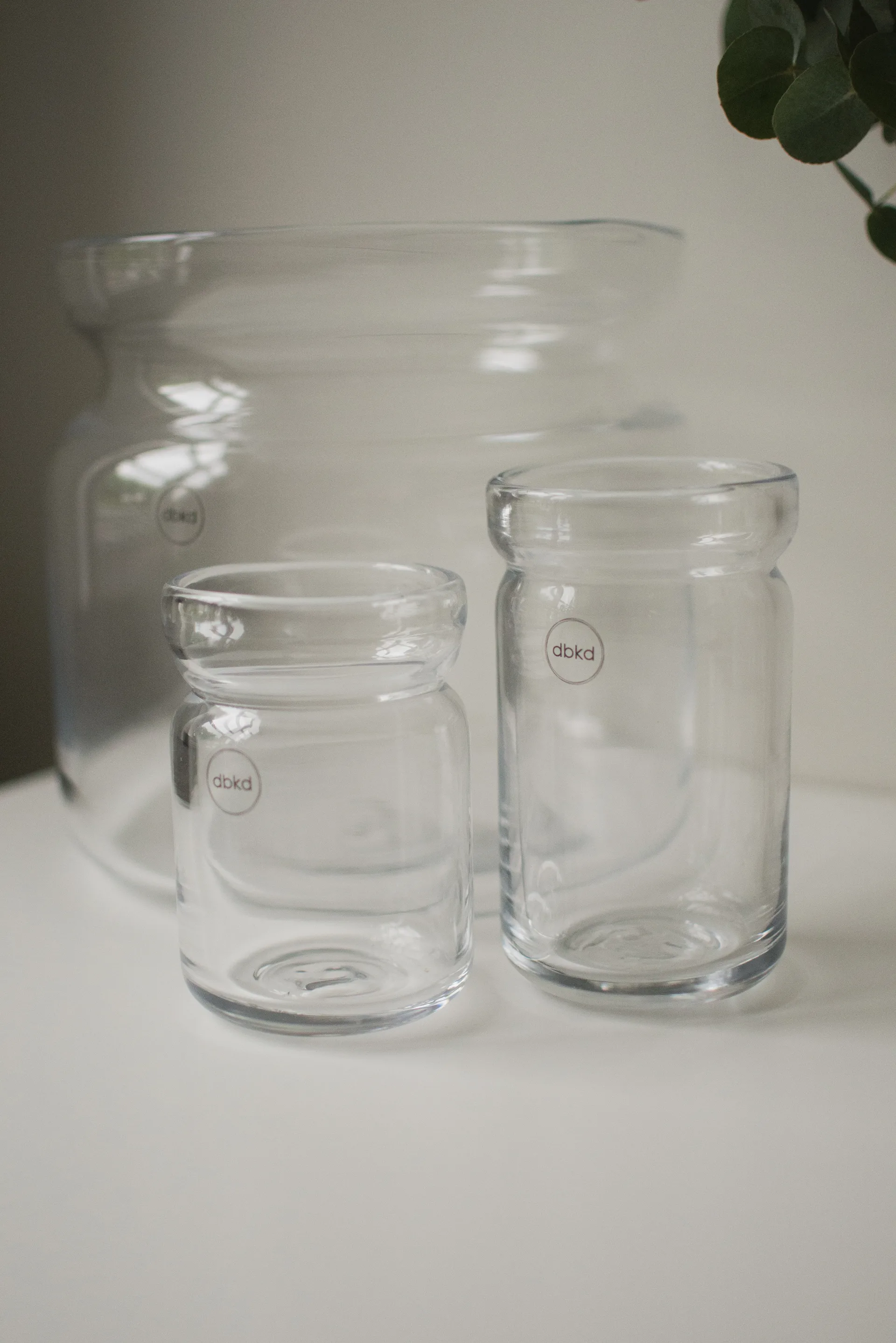 Neck vas, Clear, Ø8x15 cm DBKD