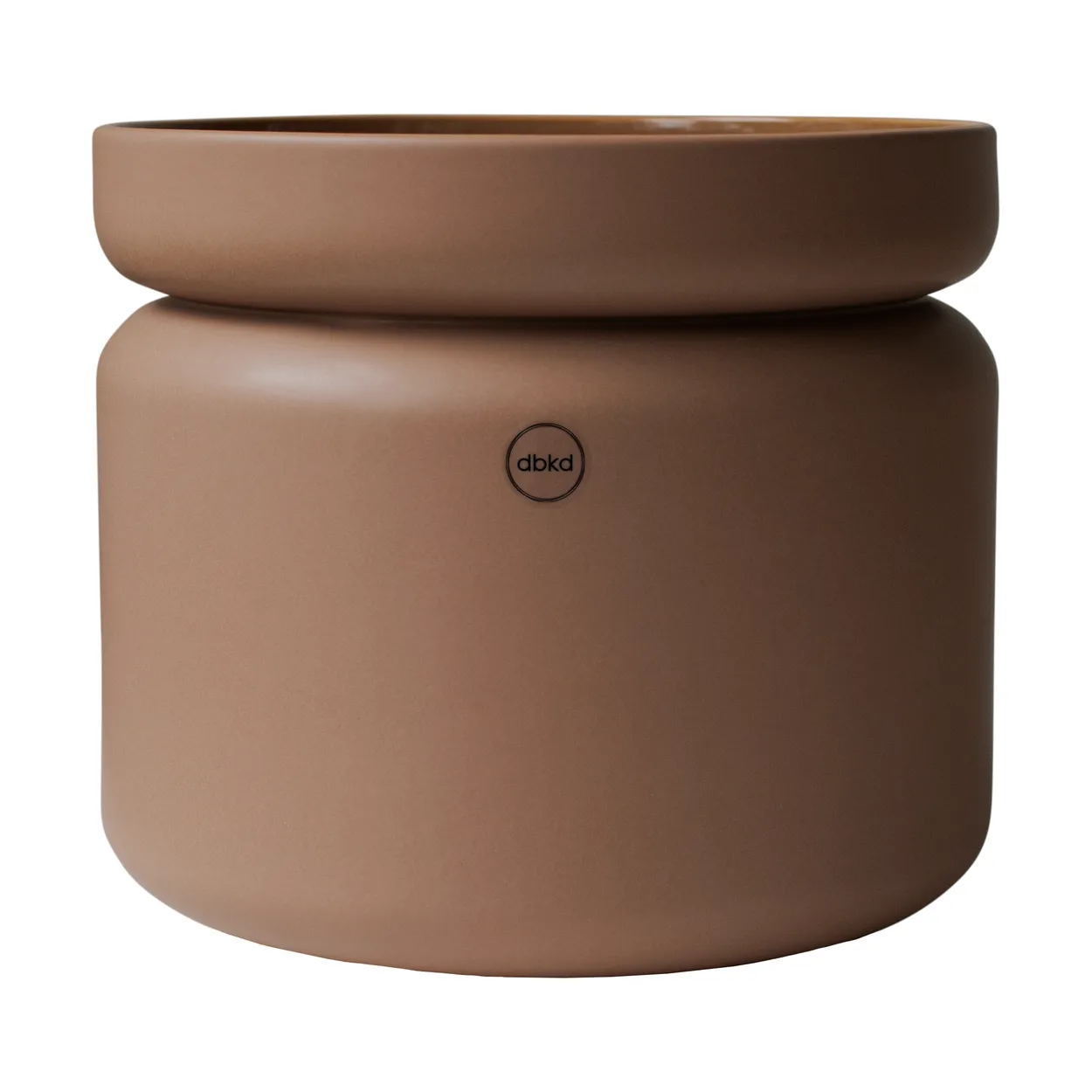 DBKD Neck vas Nougat, 22,5x20 cm | Skandinavisk Design | Krukor | Beige