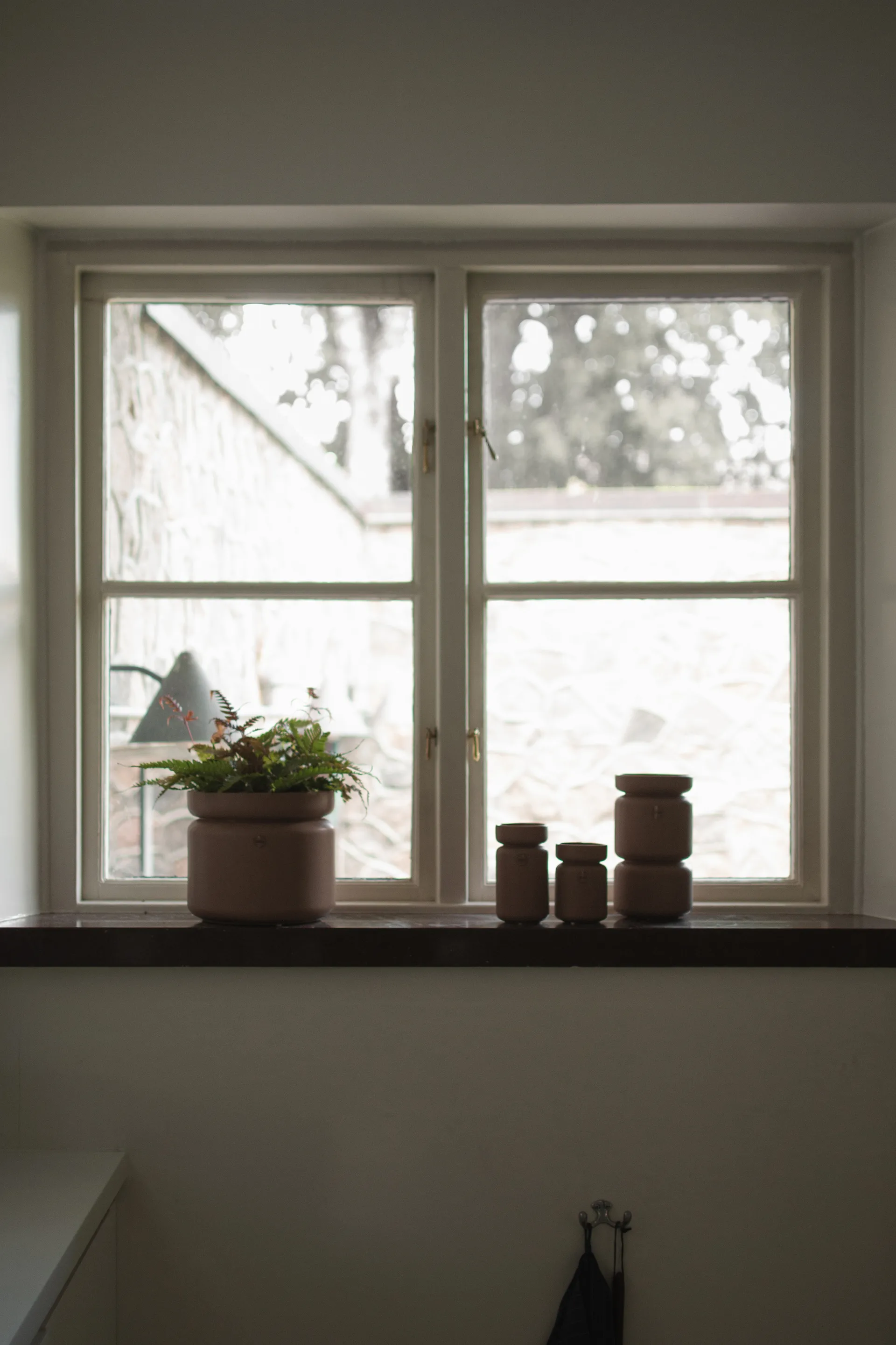 Neck vas, Nougat, Ø8x15 cm DBKD