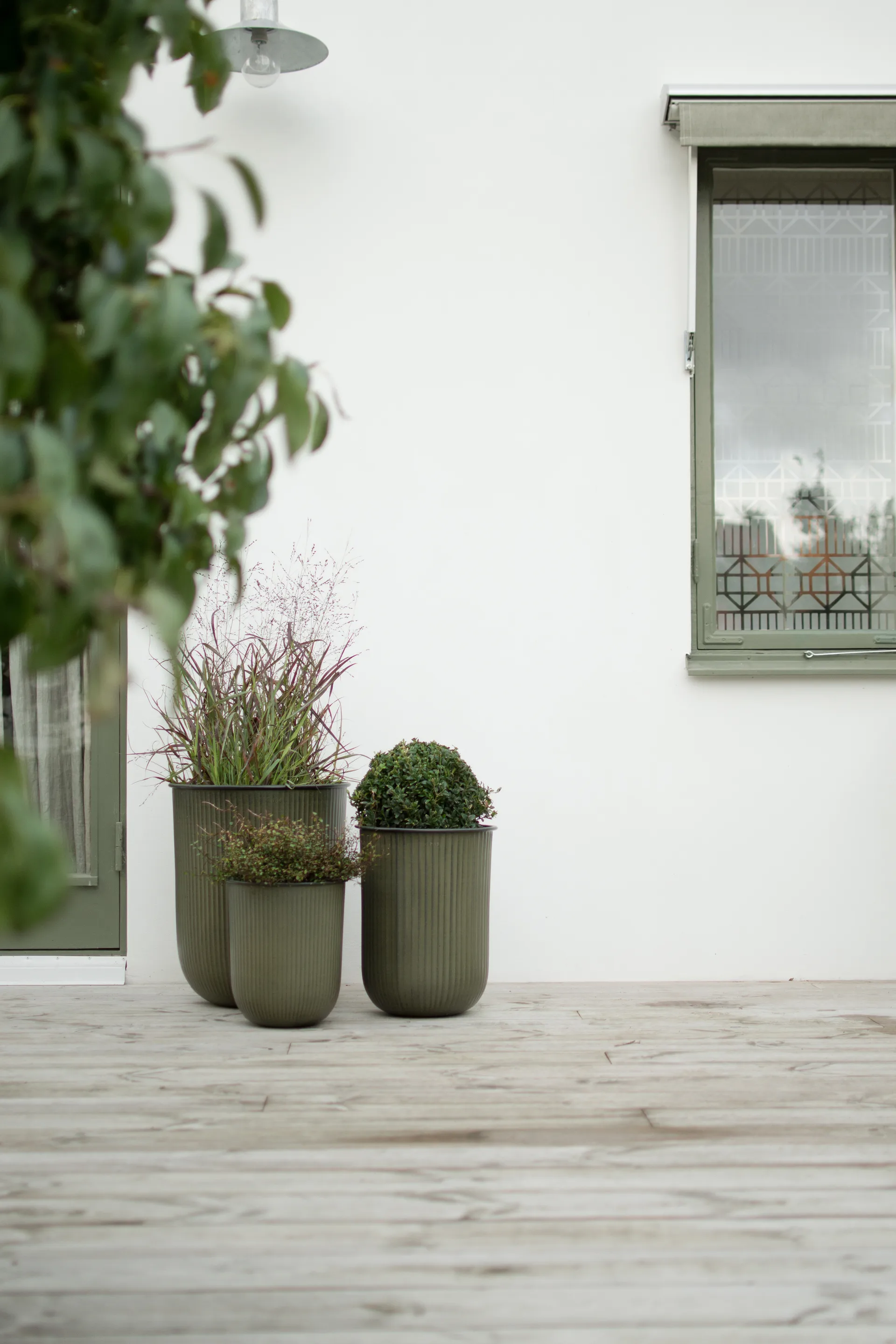 Out stripe kruka 3 delar, Green DBKD