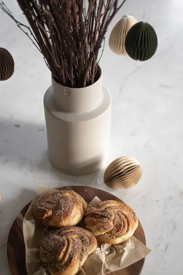 Ovoid påskhänge papper 7 cm - Sand - DBKD