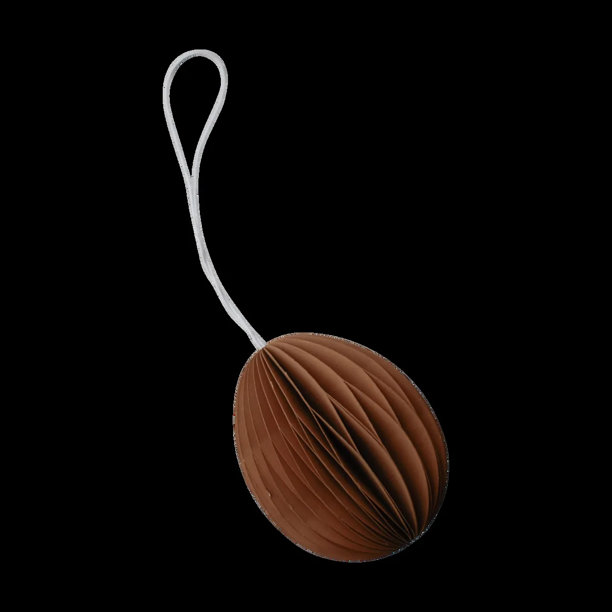 DBKD Ovoid påskhänge papper 7 cm Terracotta