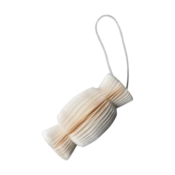 Paper candy julhänge - White - DBKD