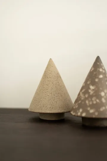 Peak träd dekorationsdetalj - Beige, Ø9 cm - DBKD