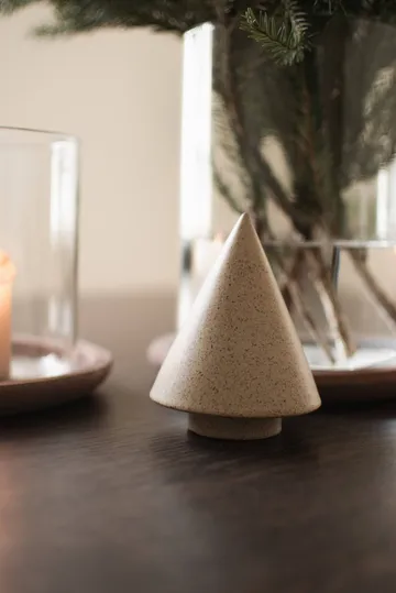 Peak träd dekorationsdetalj - Beige, Ø9 cm - DBKD