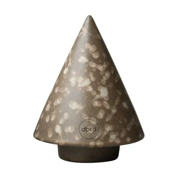 Peak träd dekorationsdetalj - Brown dot, Ø9 cm - DBKD