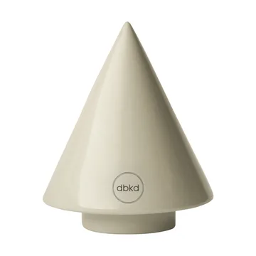 Peak träd dekorationsdetalj - Shiny creme, Ø9 cm - DBKD