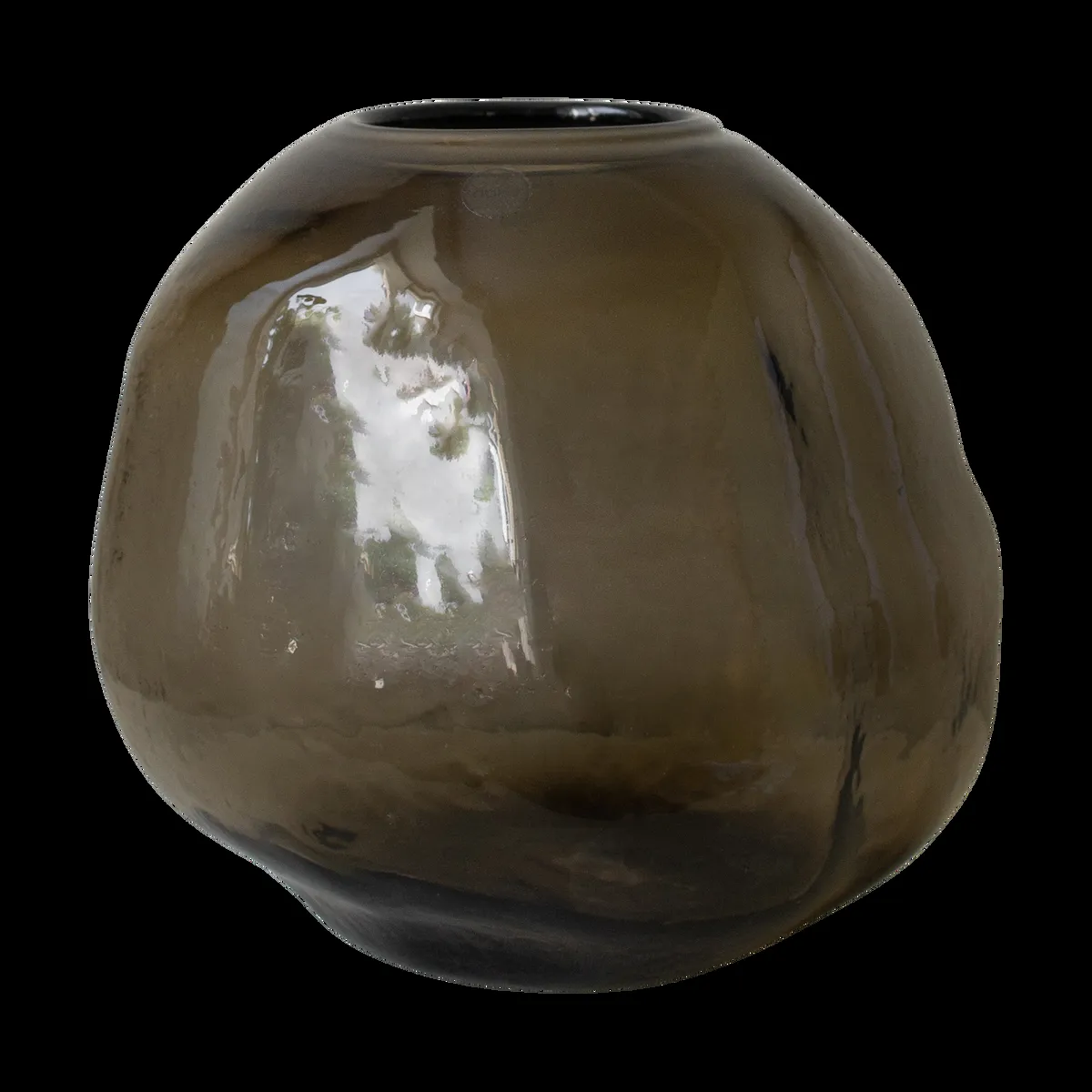 DBKD Pebble vas brun Stor Ø28 cm