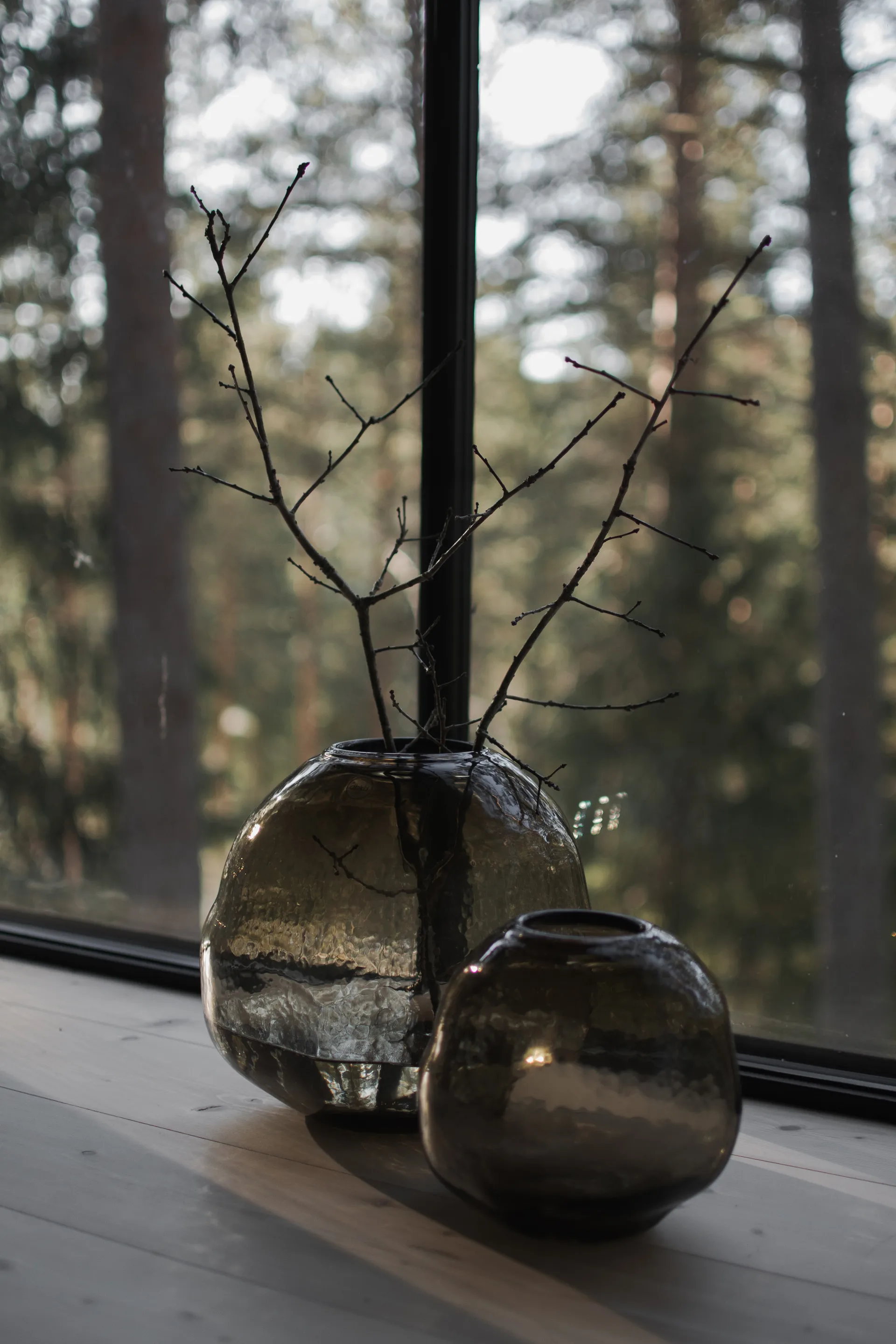 Pebble vas brun, Stor Ø28 cm DBKD