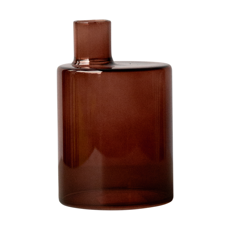 DBKD vas 12 cm Dark red | Skandinavisk Design | Vaser | Röd