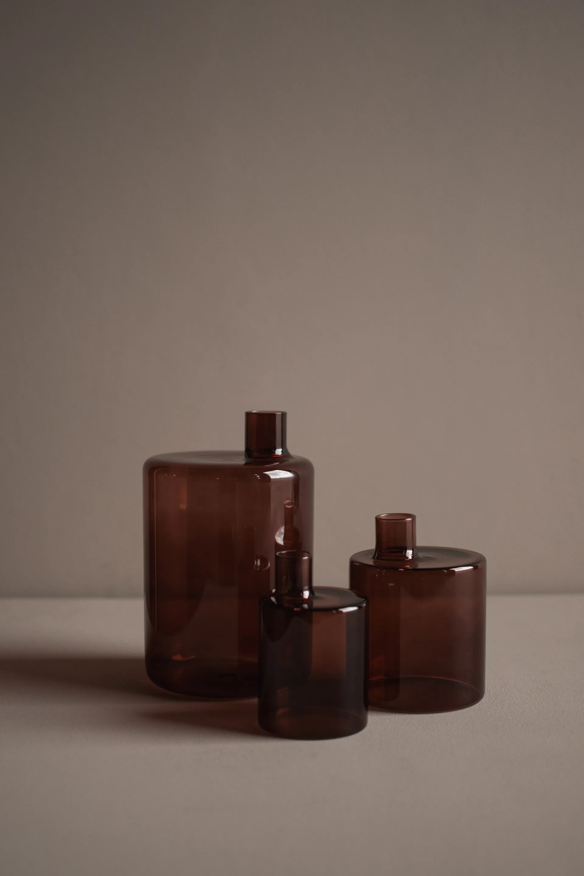 Pipe vas 14 cm, Dark red DBKD