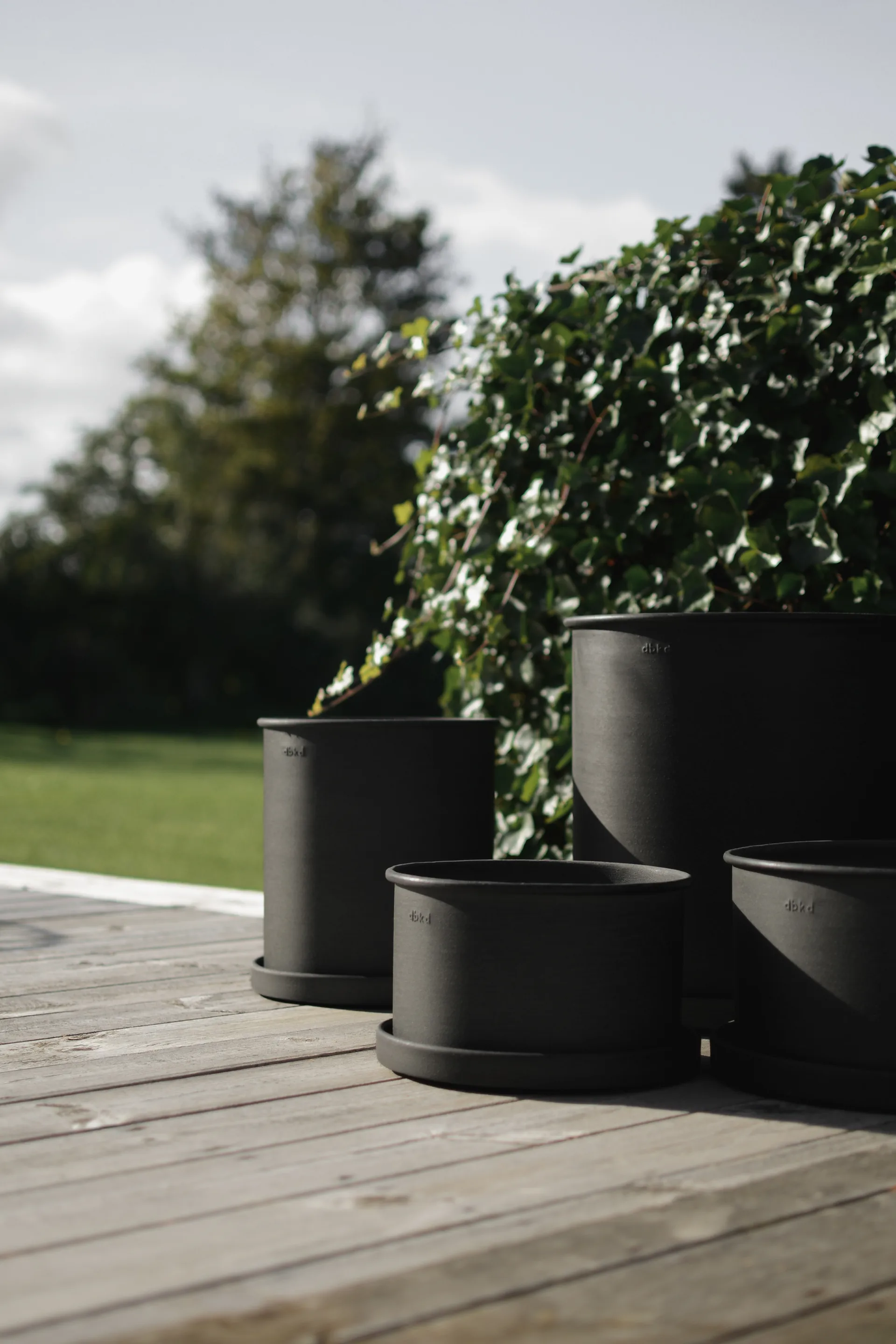 Plant pot kruka large 2-pack, Black DBKD