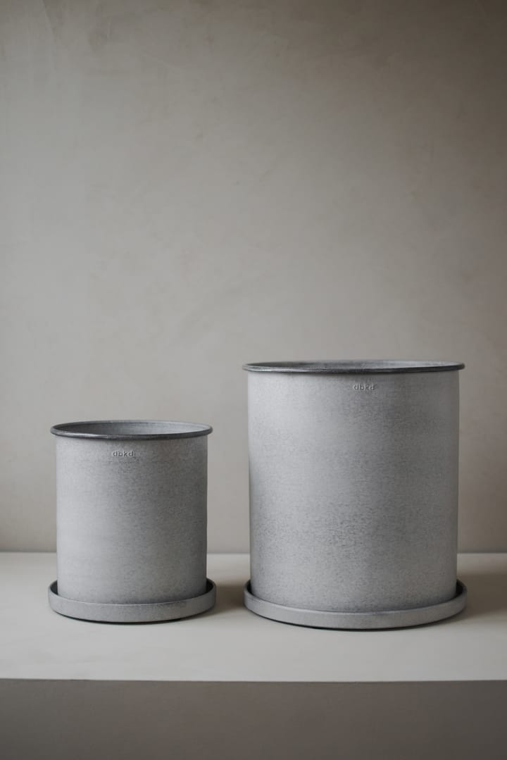 Plant pot kruka large 2-pack, Light grey DBKD