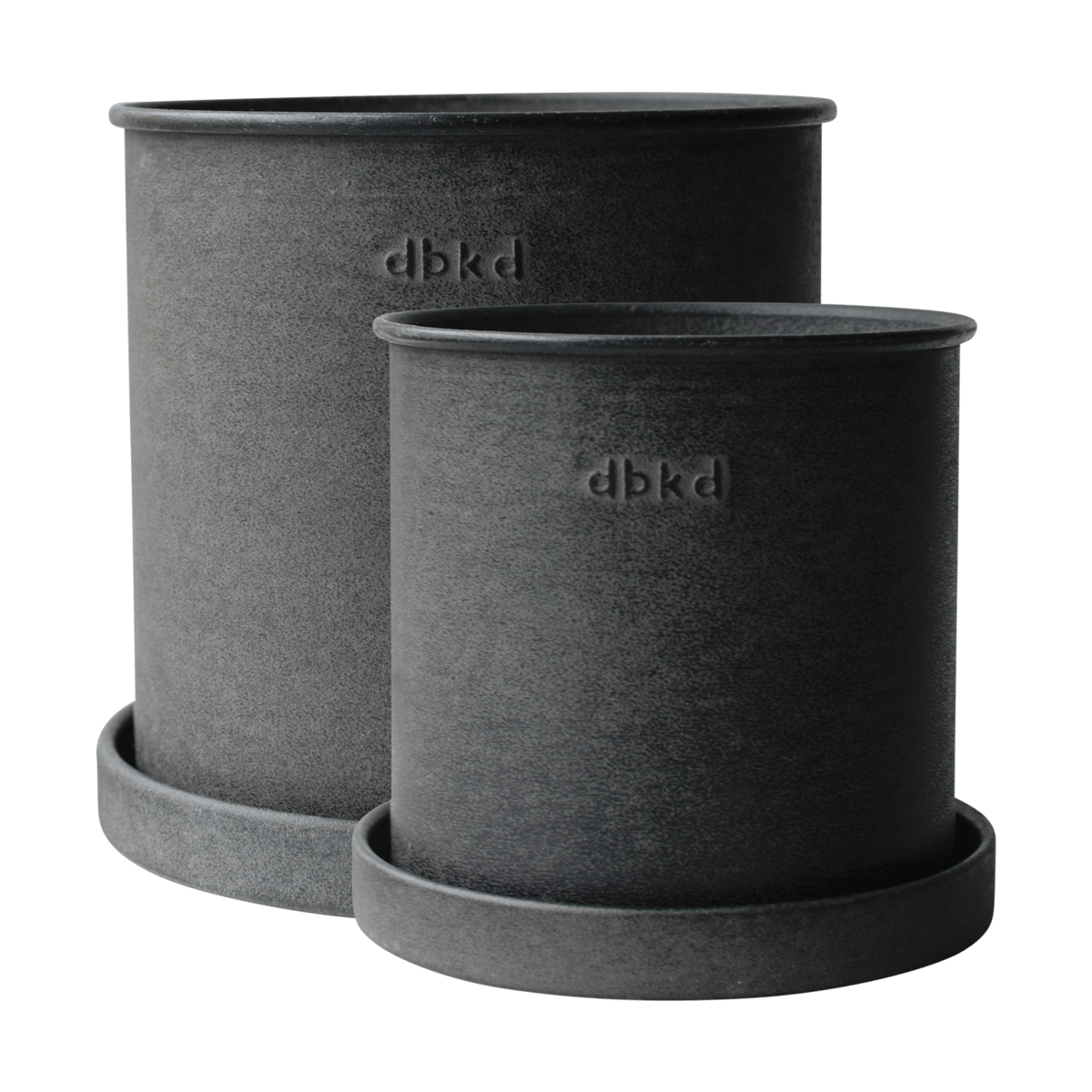 DBKD Plant pot kruka small 2-pack Black | Skandinavisk Design | Krukor | Svart