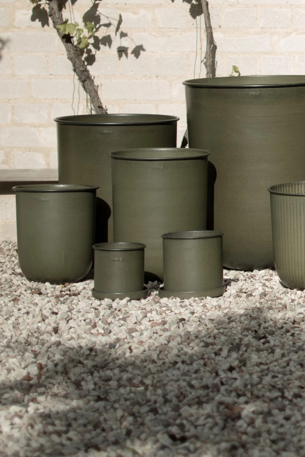 Plant pot kruka small 2-pack, Green DBKD