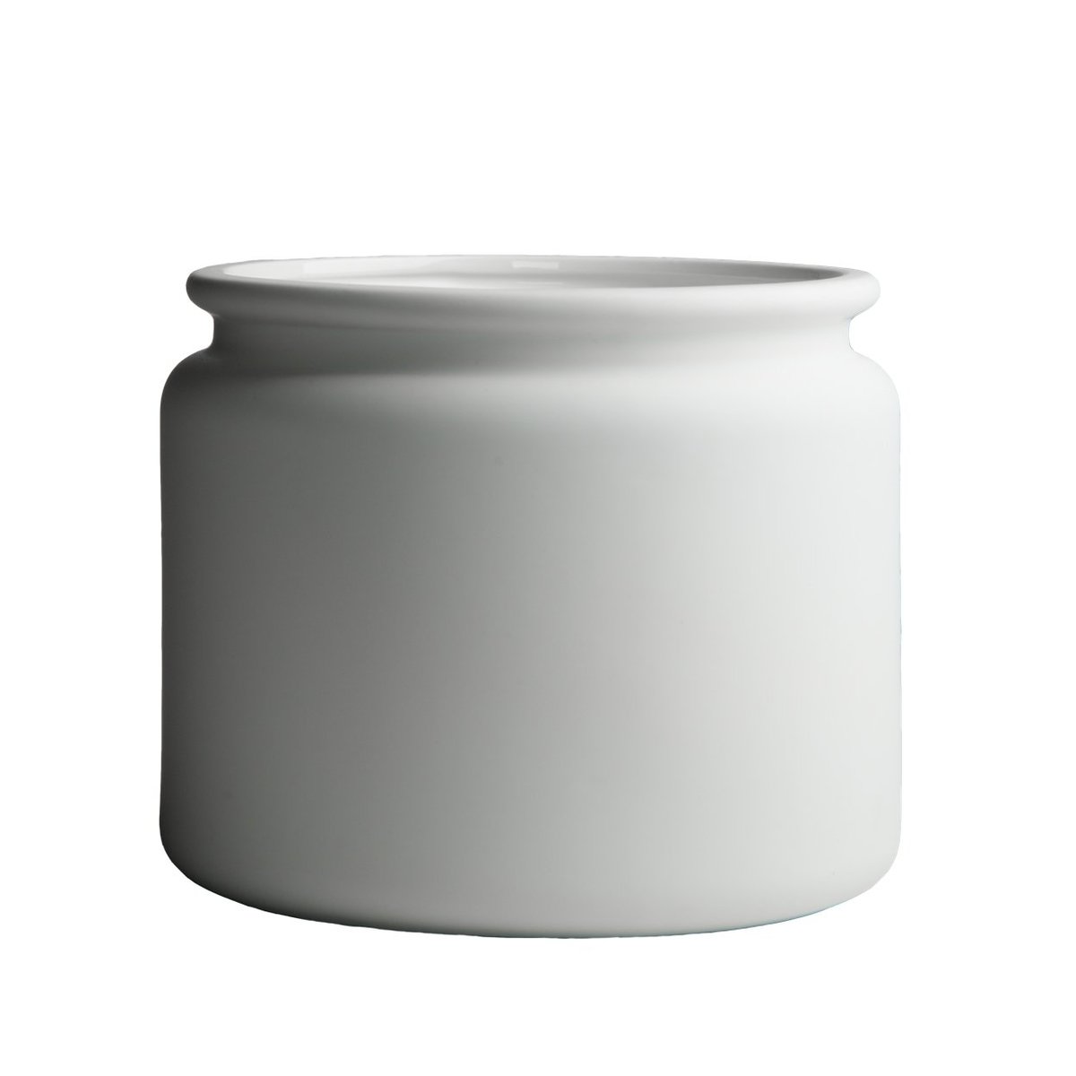 DBKD Pure kruka vit mellan, 22 cm | Skandinavisk Design | Krukor | Vit