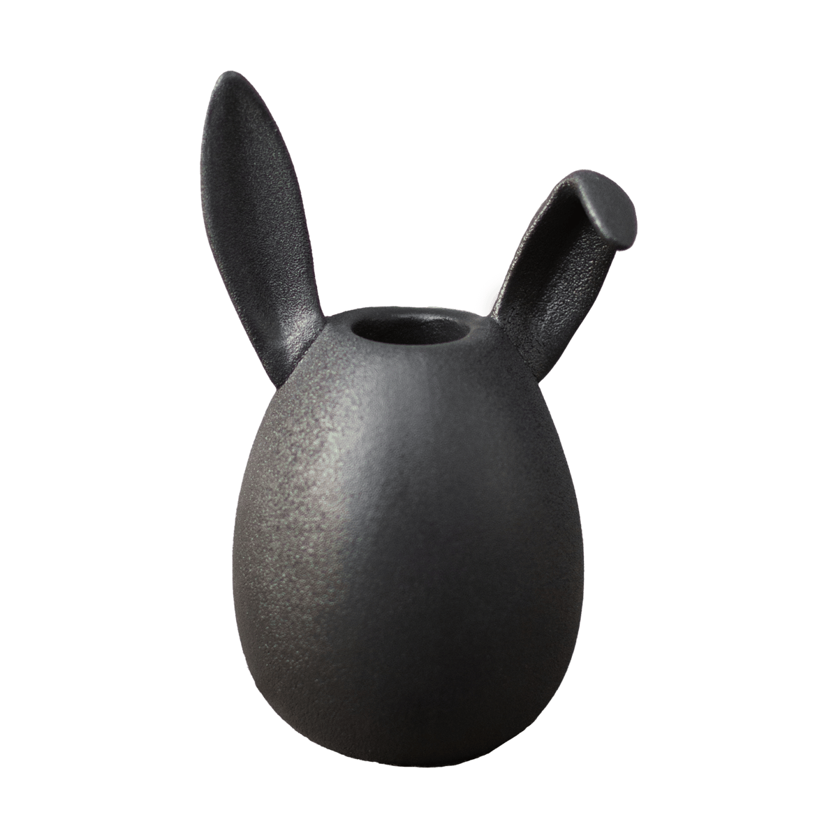 DBKD Rabbit ljusstake 13 cm Cast iron | Skandinavisk Design | Ljusstakar | Svart