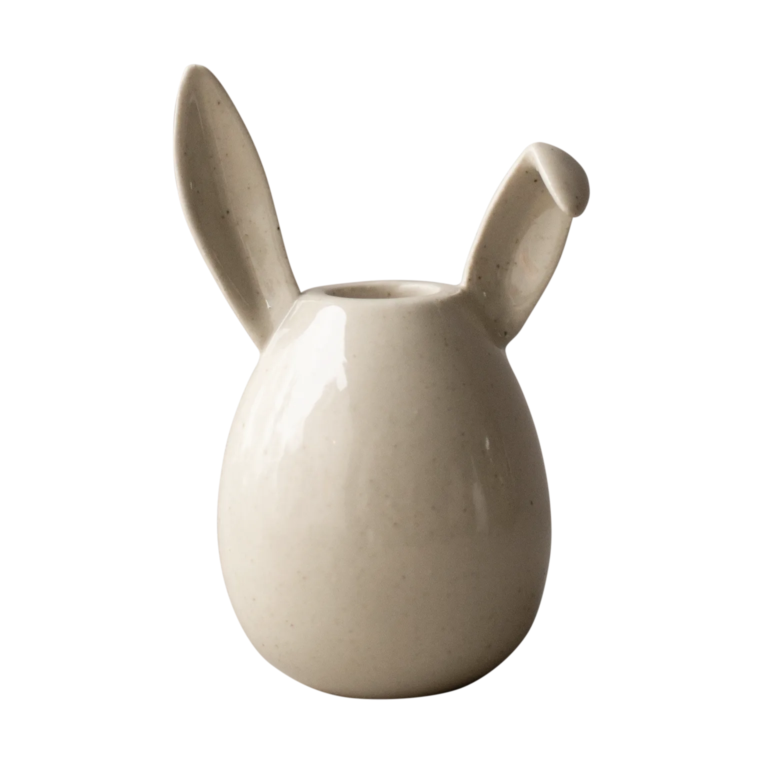 Rabbit ljusstake 13 cm, Vanilla DBKD