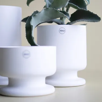 Soft kruka vit Ø15 cm - Liten - DBKD