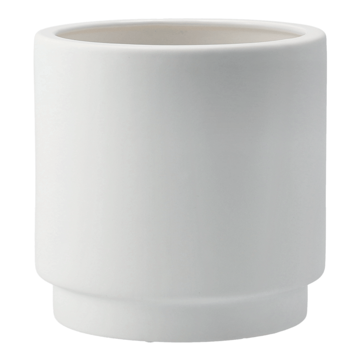 DBKD Solid kruka white Mellan 16 cm | Skandinavisk Design | Krukor | Vit