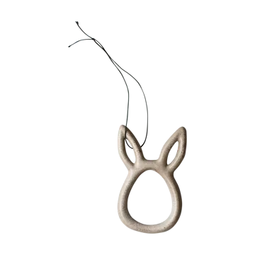 Sprinkle rabbit påskhänge 8 cm - Beige - DBKD