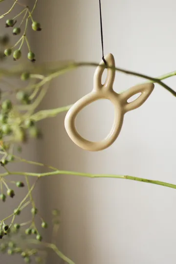 Sprinkle rabbit påskhänge 8 cm - Shiny yellow - DBKD