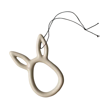Sprinkle rabbit påskhänge 8 cm - Vanilla - DBKD