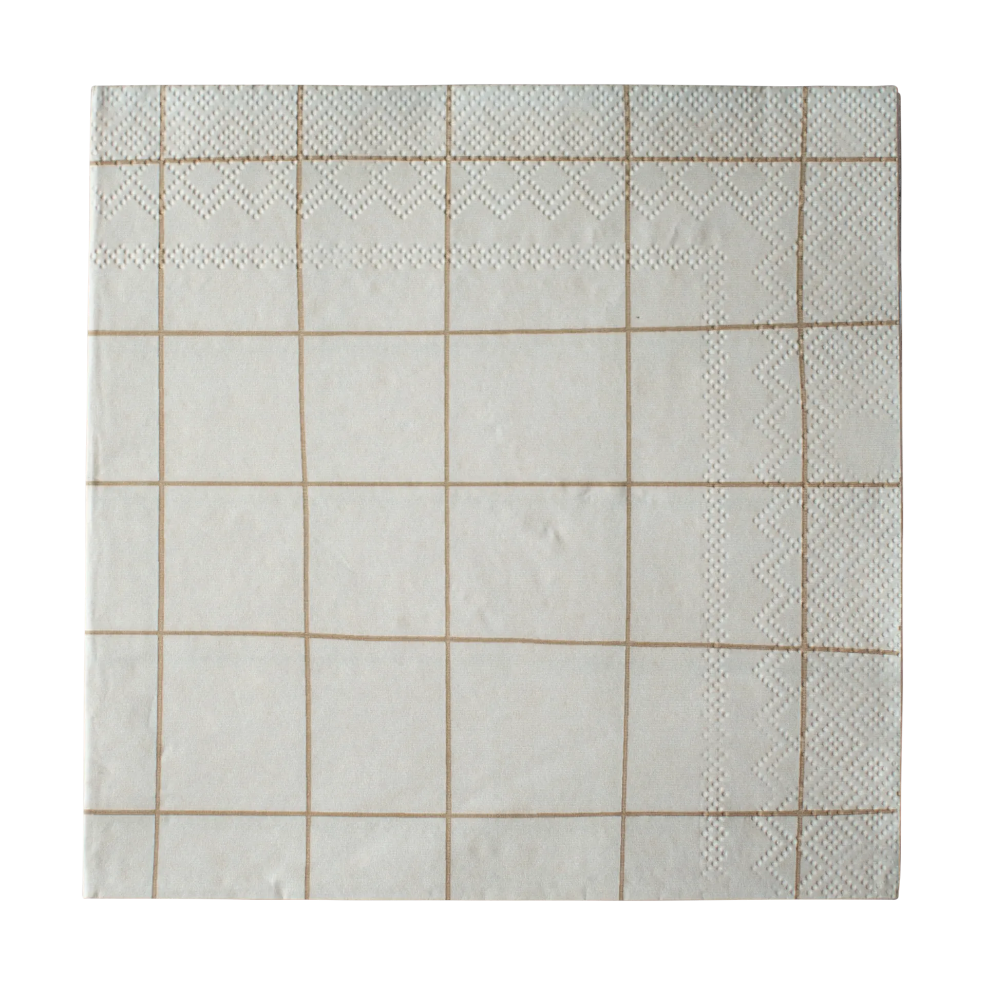 Square pappersservett 33x33 cm 20-pack, Creme DBKD