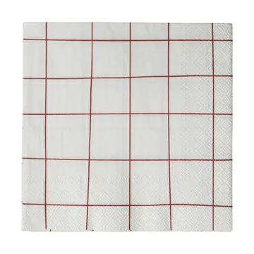 Square pappersservett 33x33 cm 20-pack - Dark red - DBKD
