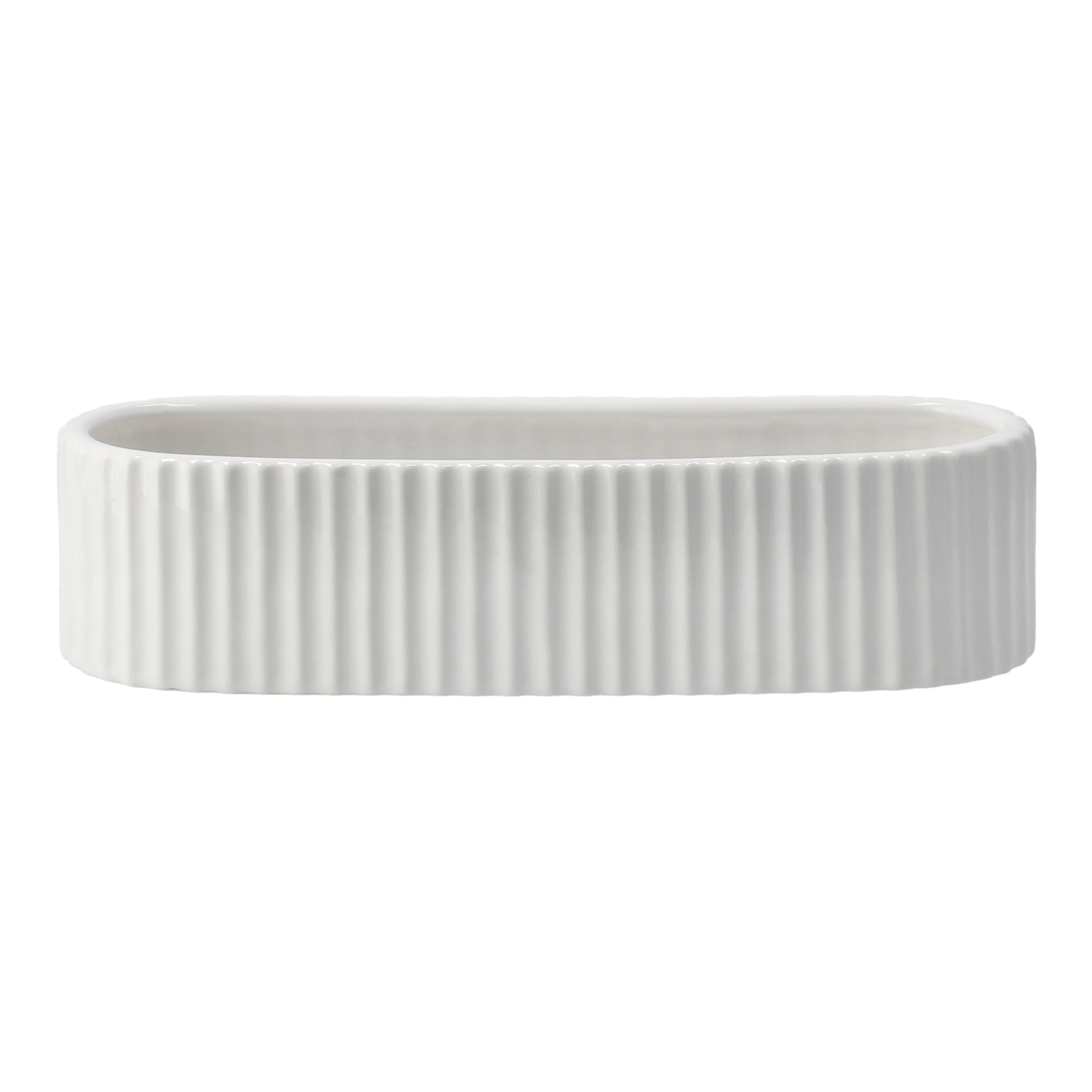 Stripe adventsljusstake 30 cm, Shiny