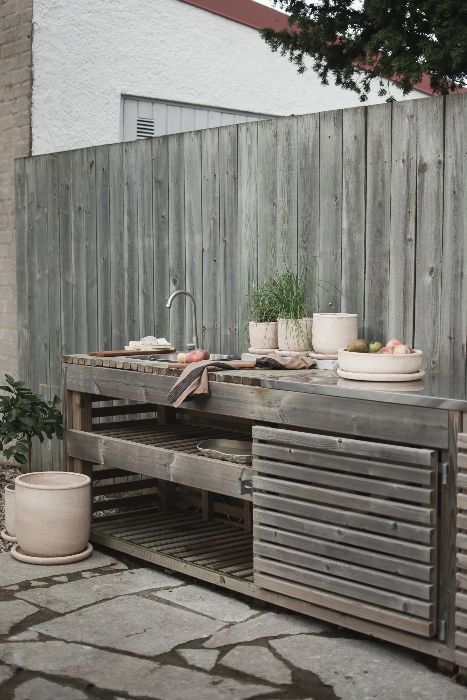 Terra bowl kruka, Sand, Ø30x10,5 cm DBKD