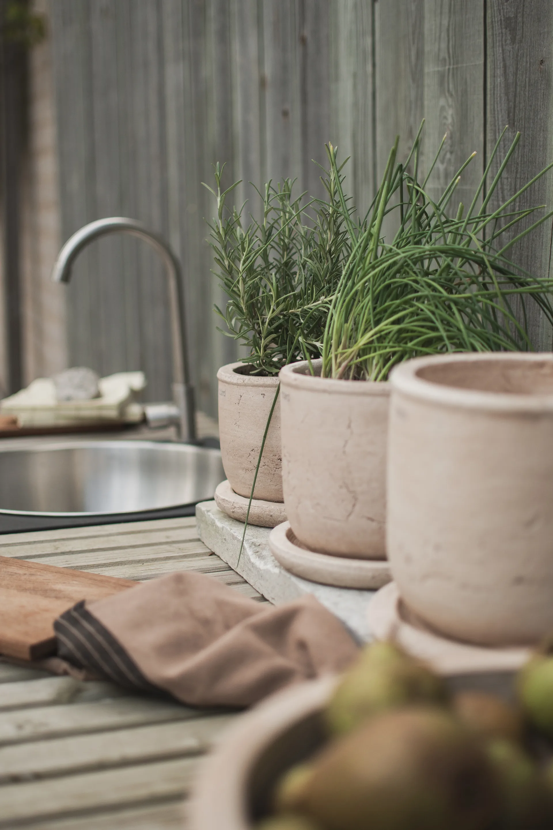 Terra kruka, Sand, Ø14x14 cm DBKD