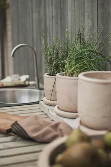 Terra kruka - Sand, Ø14x14 cm - DBKD