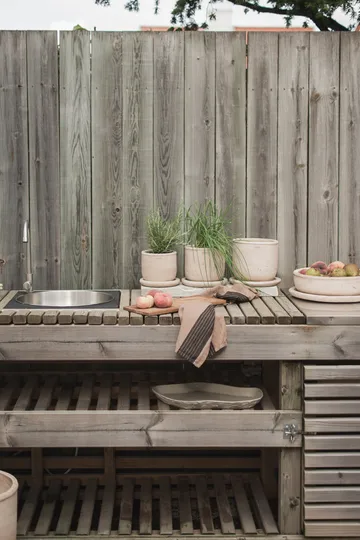 Terra kruka - Sand, Ø16x16 cm - DBKD