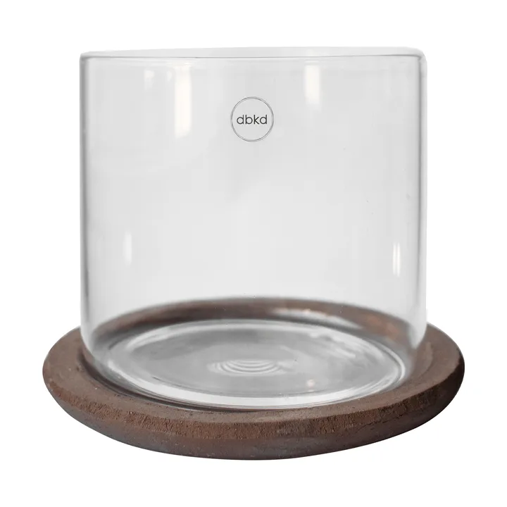 Terra ljuslykta - Brown, 15 cm - DBKD