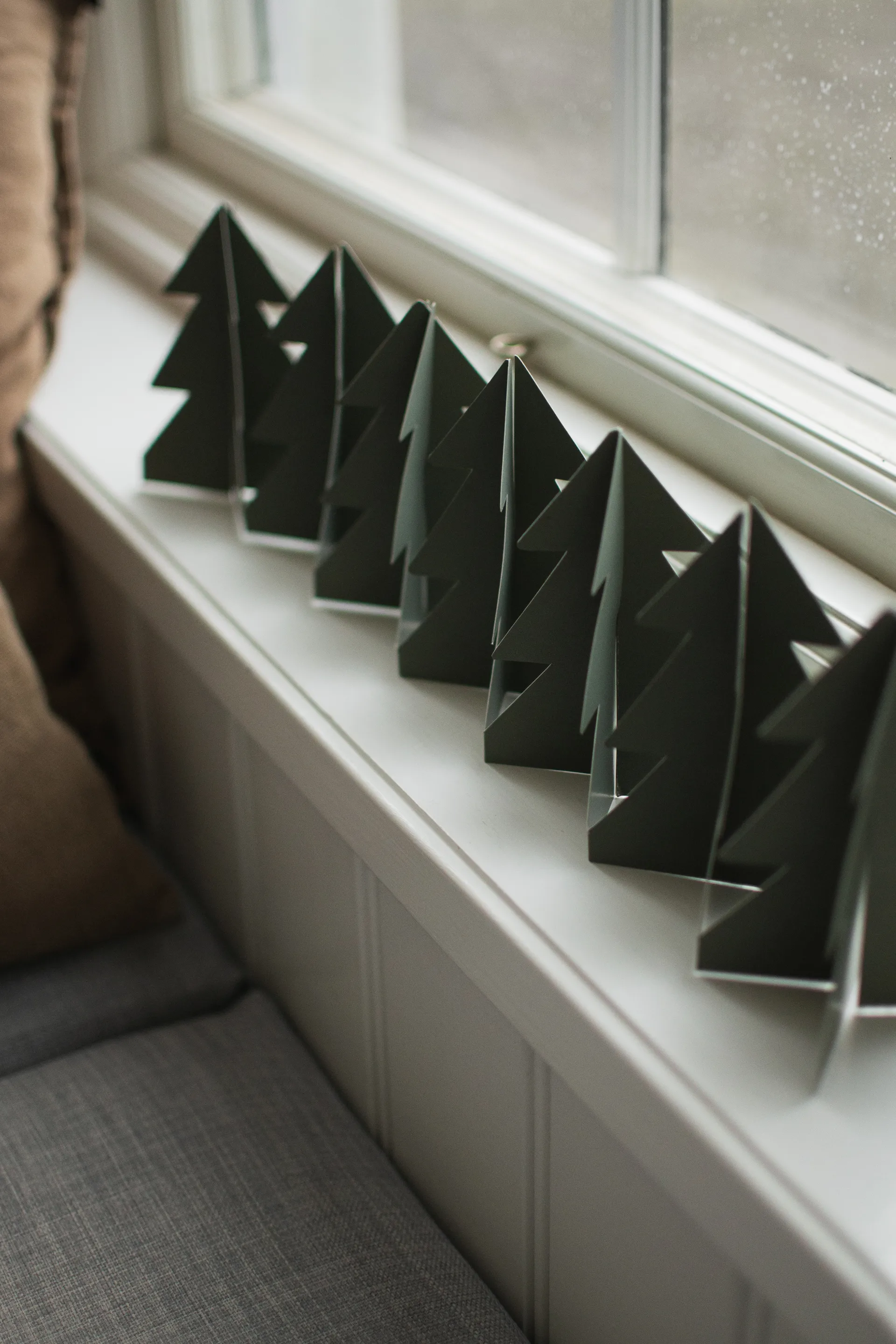 Tree in a row dekoration 60 cm, Green DBKD