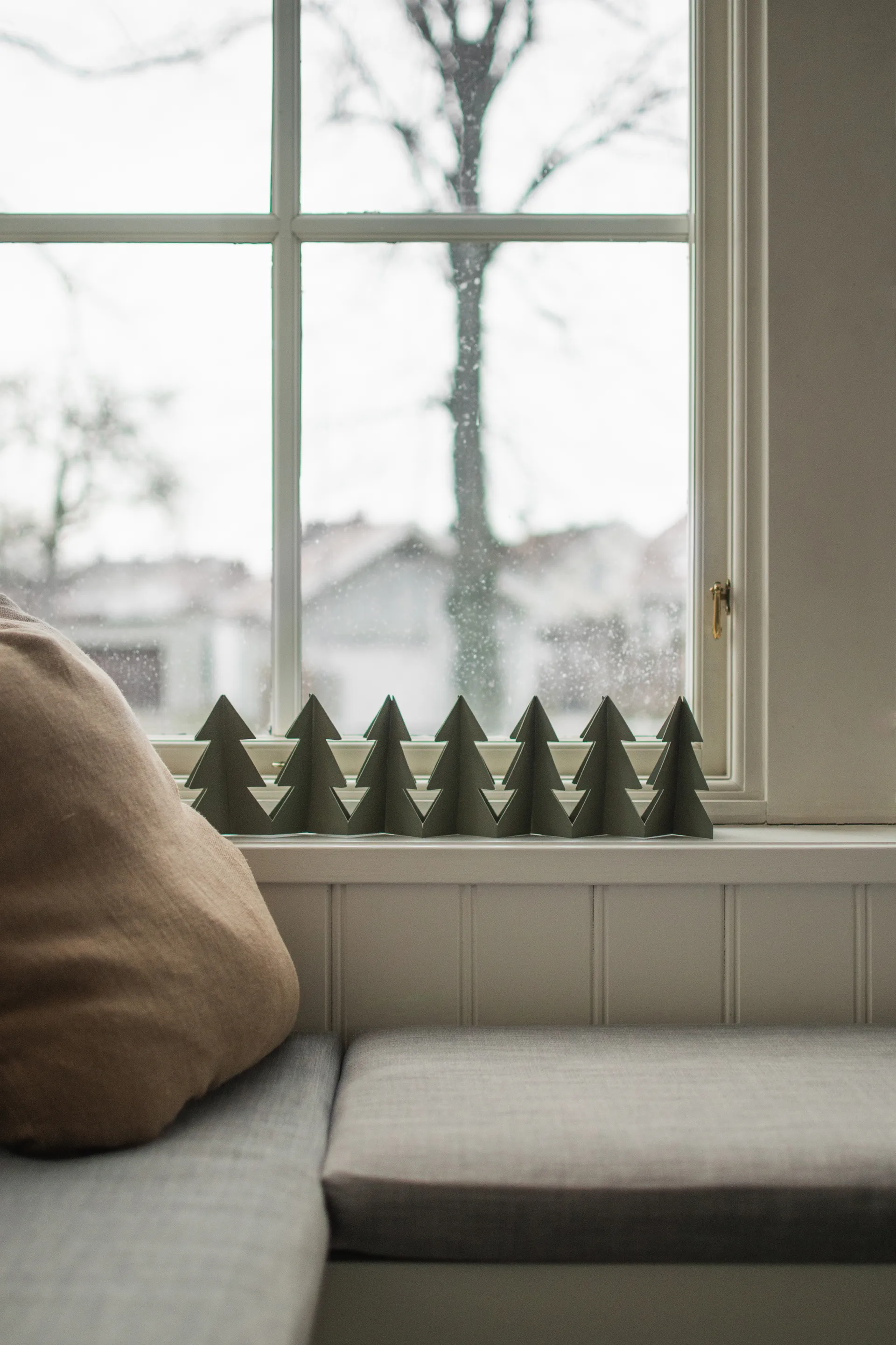 Tree in a row dekoration 60 cm, Green DBKD