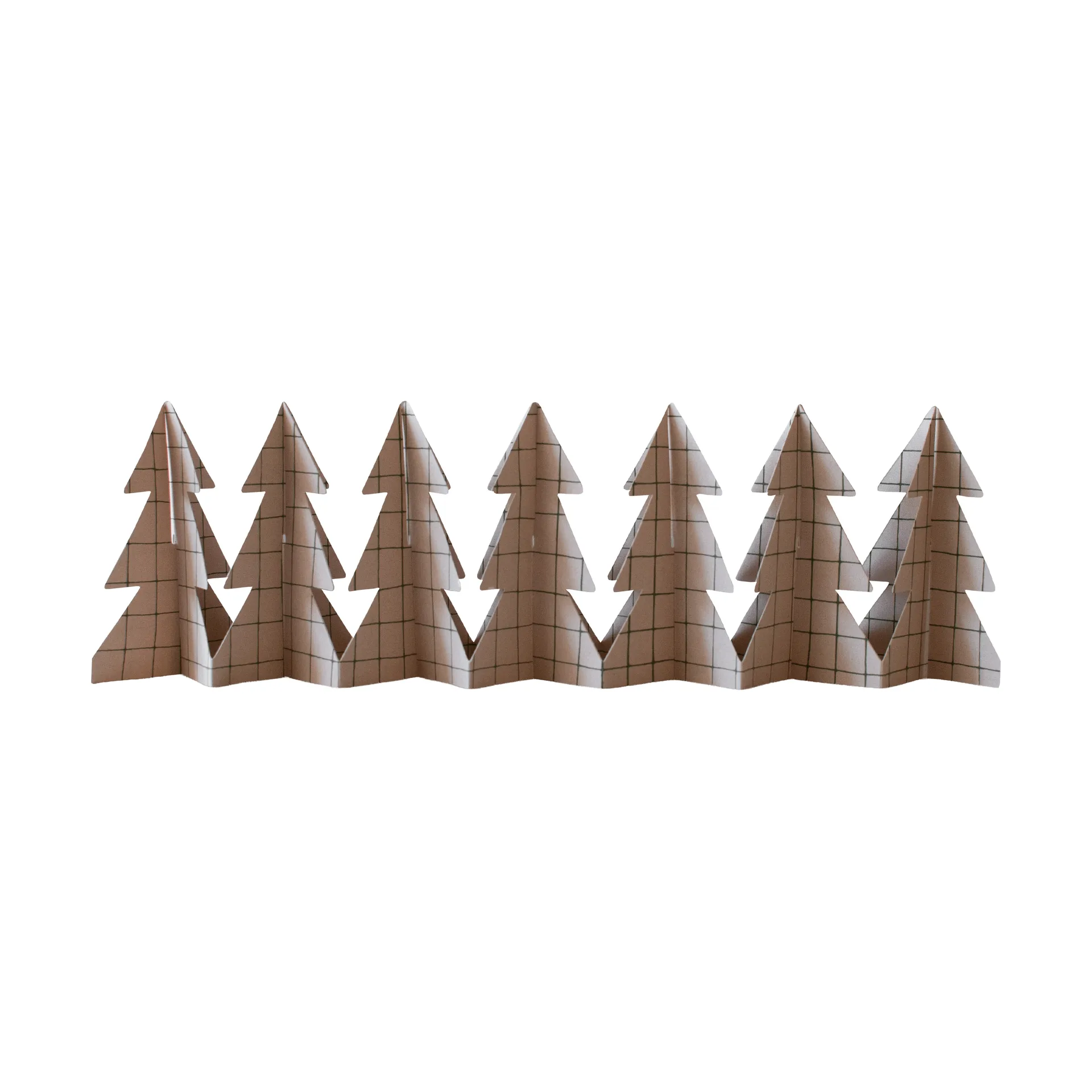 Tree in a row dekoration, Square sand, 12x60 cm DBKD