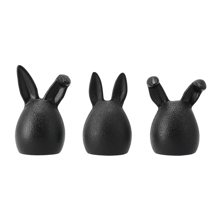 Triplets påskhare 3-pack - Cast iron - DBKD