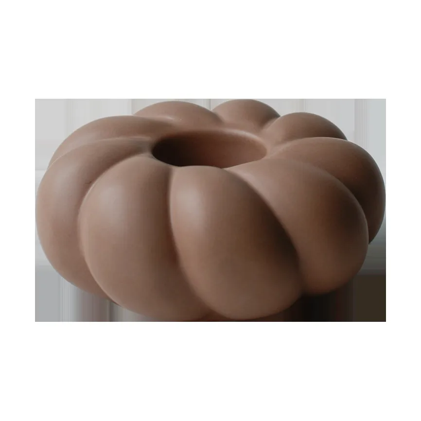 DBKD Twine ljuslykta Ø14 cm Nougat