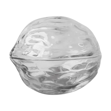 Walnut skål med lock - Clear - DBKD