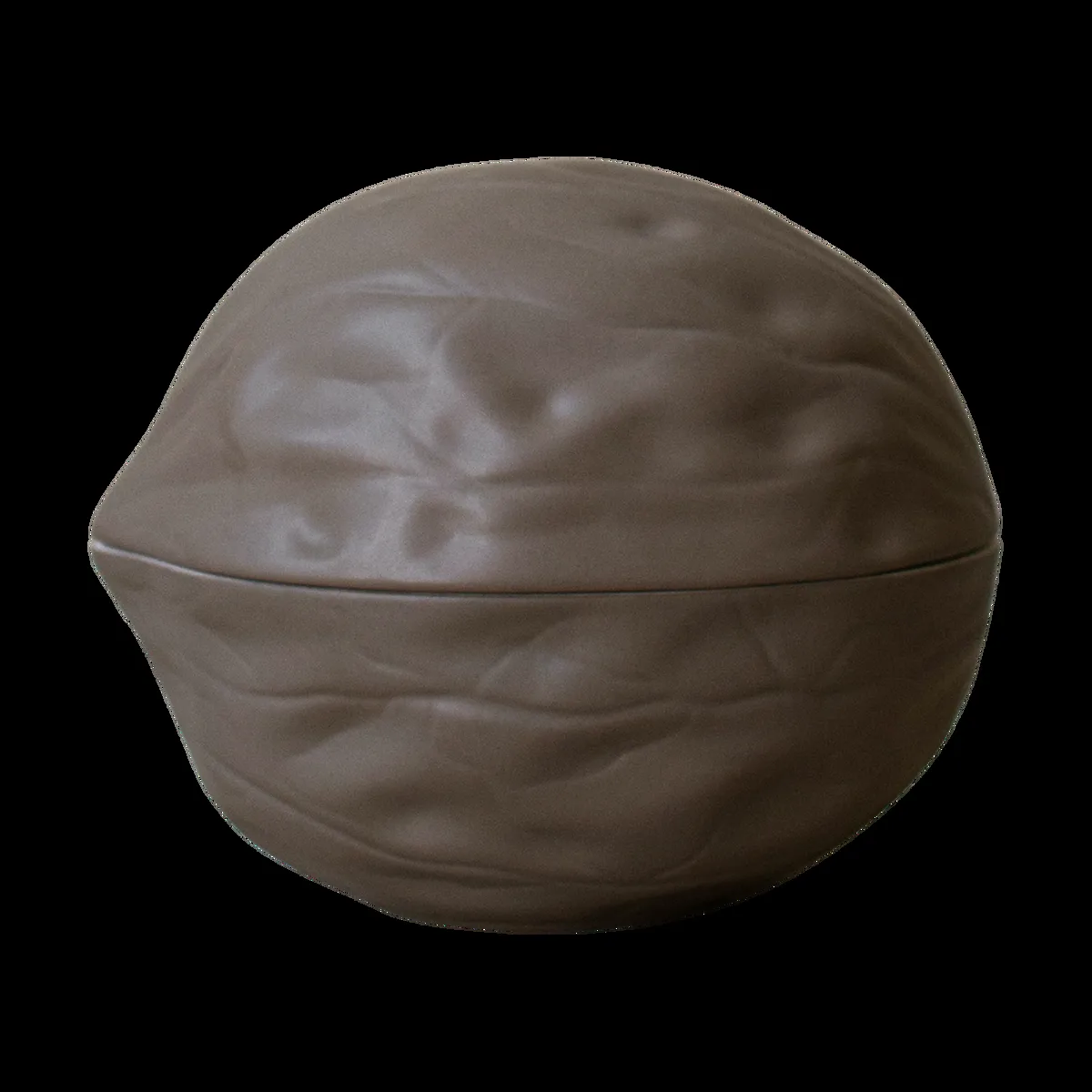 DBKD Walnut skål med lock Dust