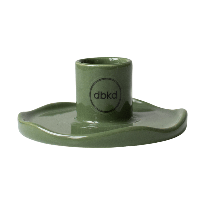 Wave ljusstake - Shiny green - DBKD